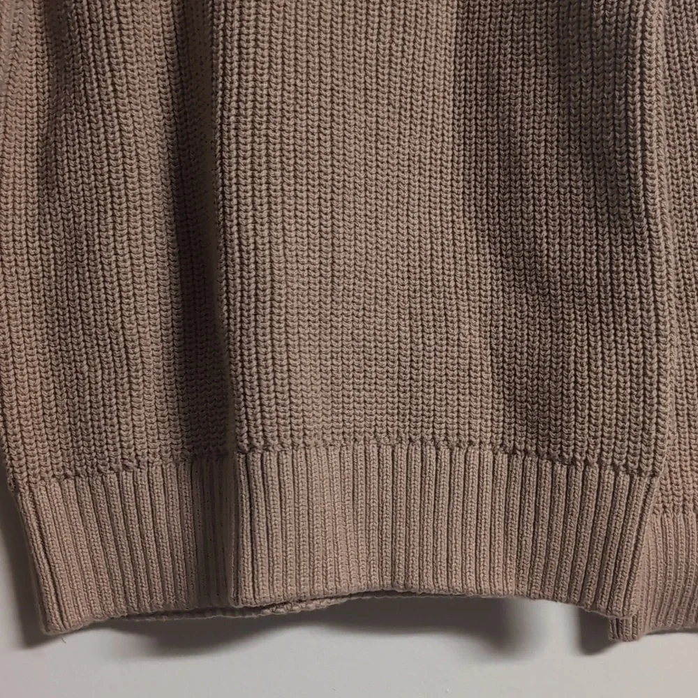 Children's Place NWT Cork Brown Sweater With‎ Fur On Inside Collar Size Small